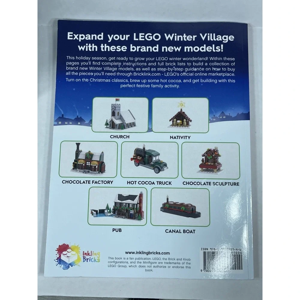 Build Up Your LEGO Winter Village: Christmas Town by David Younger 2020 Like New